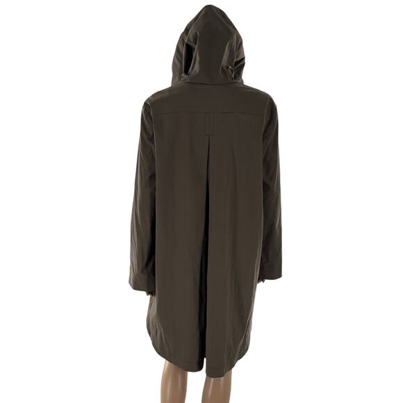 Cuyana Brown Hooded Coat - Picture 9 of 12